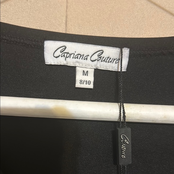 Chic Black Lace Trim Top - Picture 2 of 6